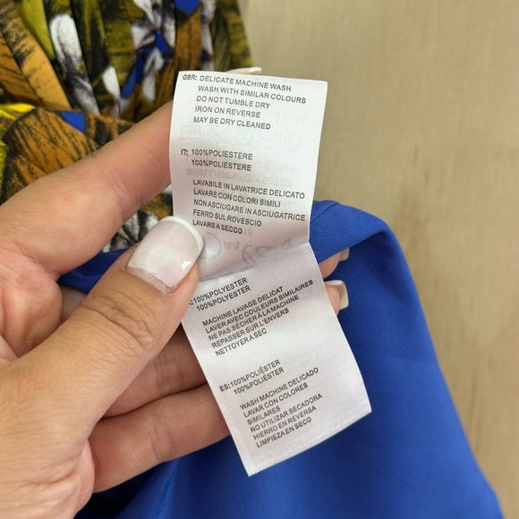 Darling Selena Floral Tropical Pleated Dress, Size XL - Picture 7 of 11